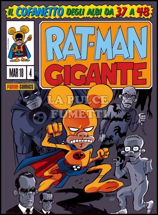 RAT-MAN GIGANTE COFANETTO VUOTO #     4 - RAT-MAN GIGANTE 37/48